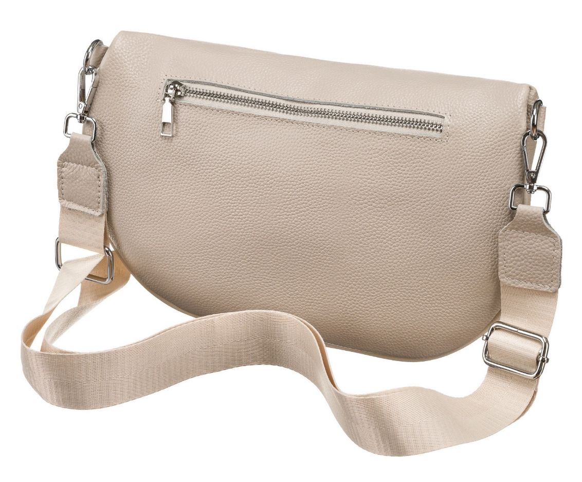 Bézs sok zsebes női testtáska