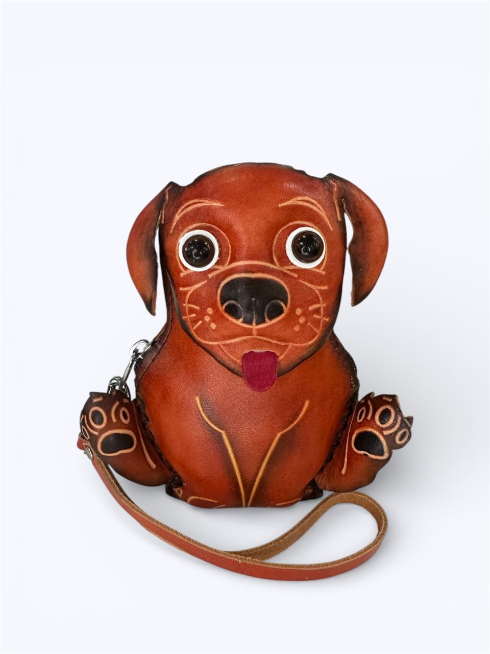 Állatfigurás bőr aprótartó Állatfigurás bőr aprótartó