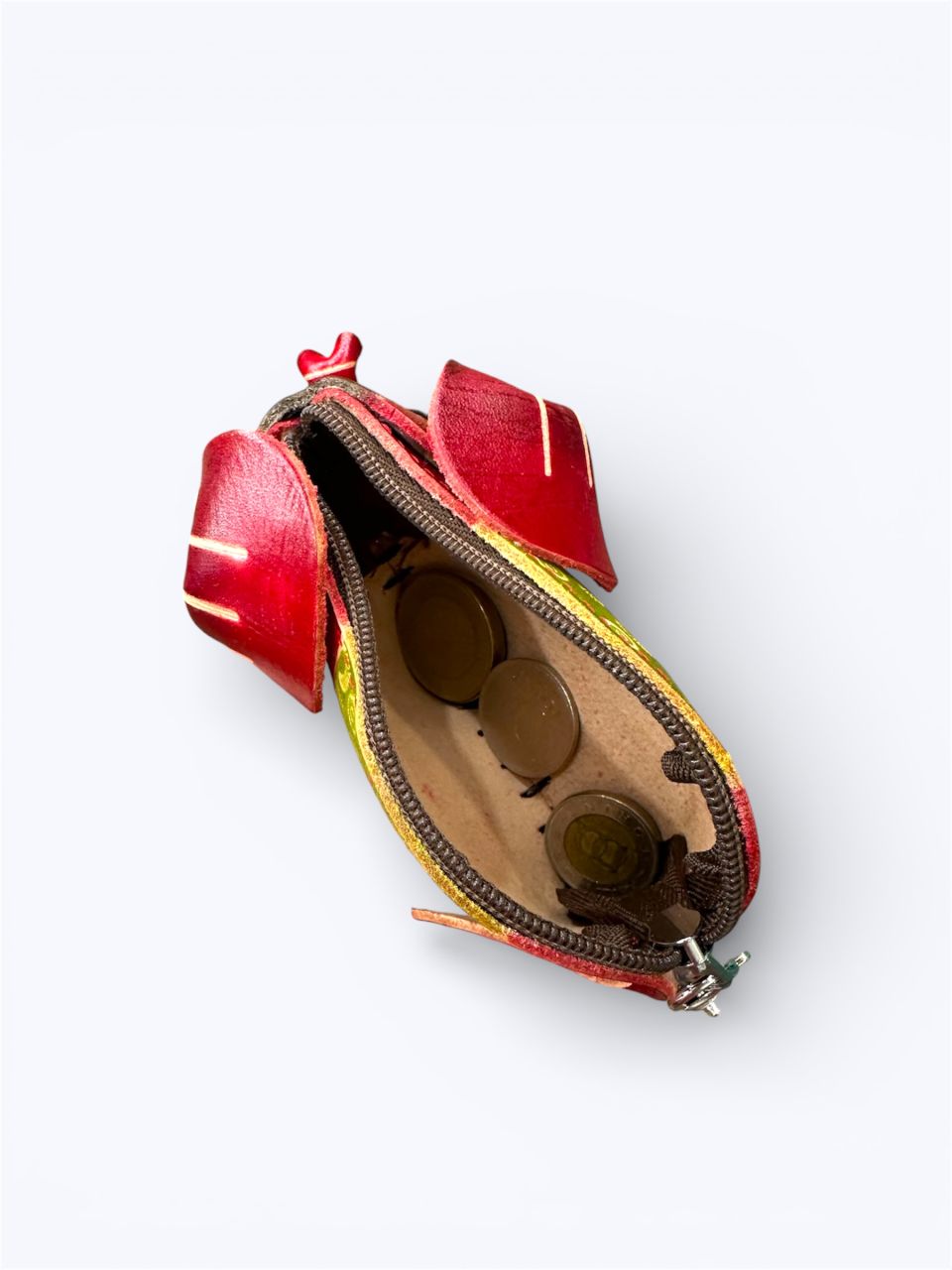 Állatfigurás bőr aprótartó Állatfigurás bőr aprótartó