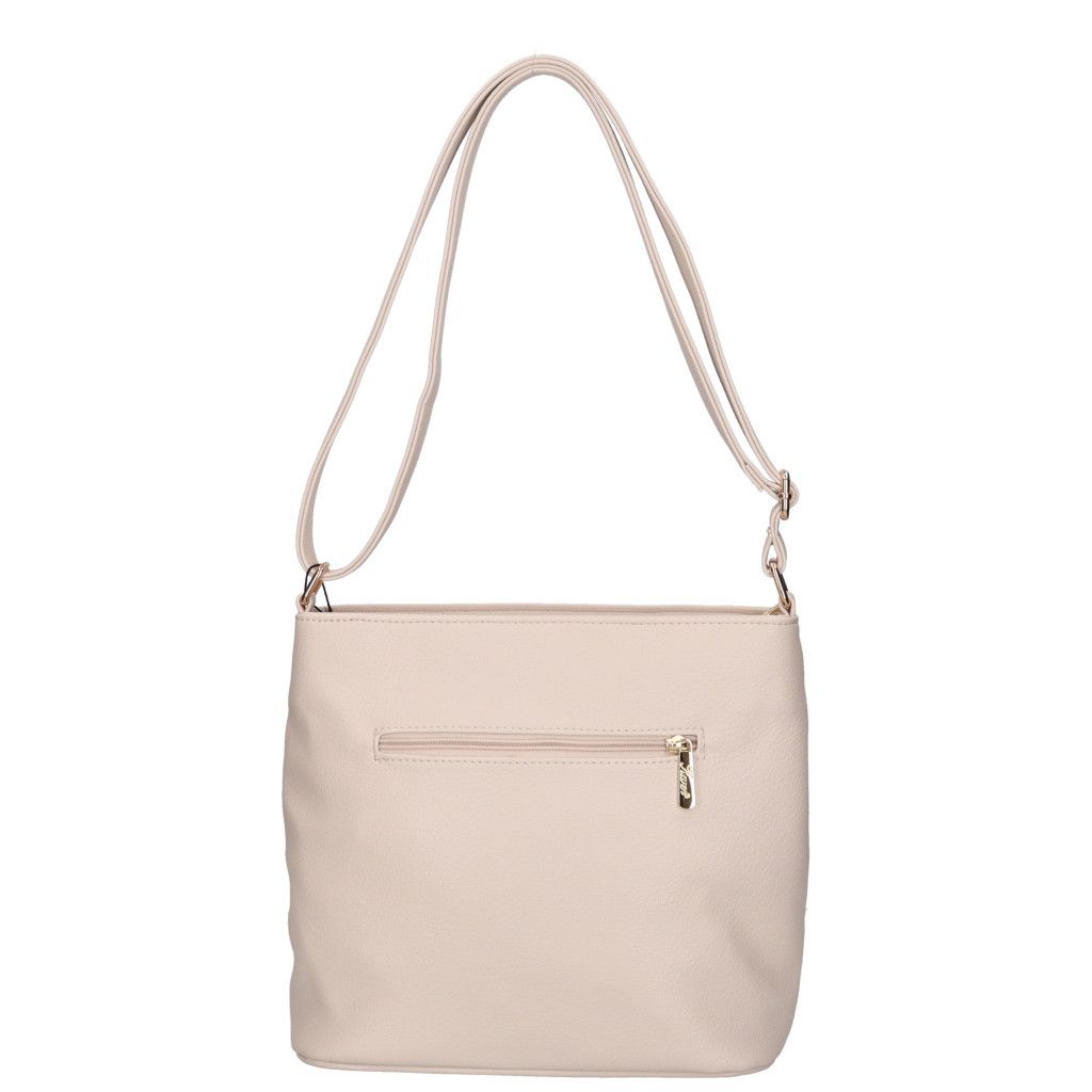 Bézs-arany Karen nagy oldaltáska