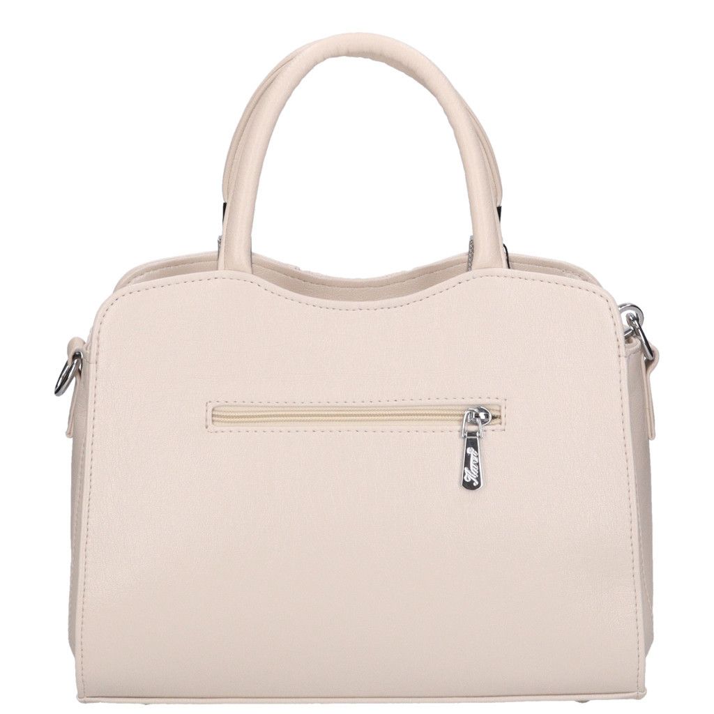 Bézs osztott belsejű Karen kézitáska