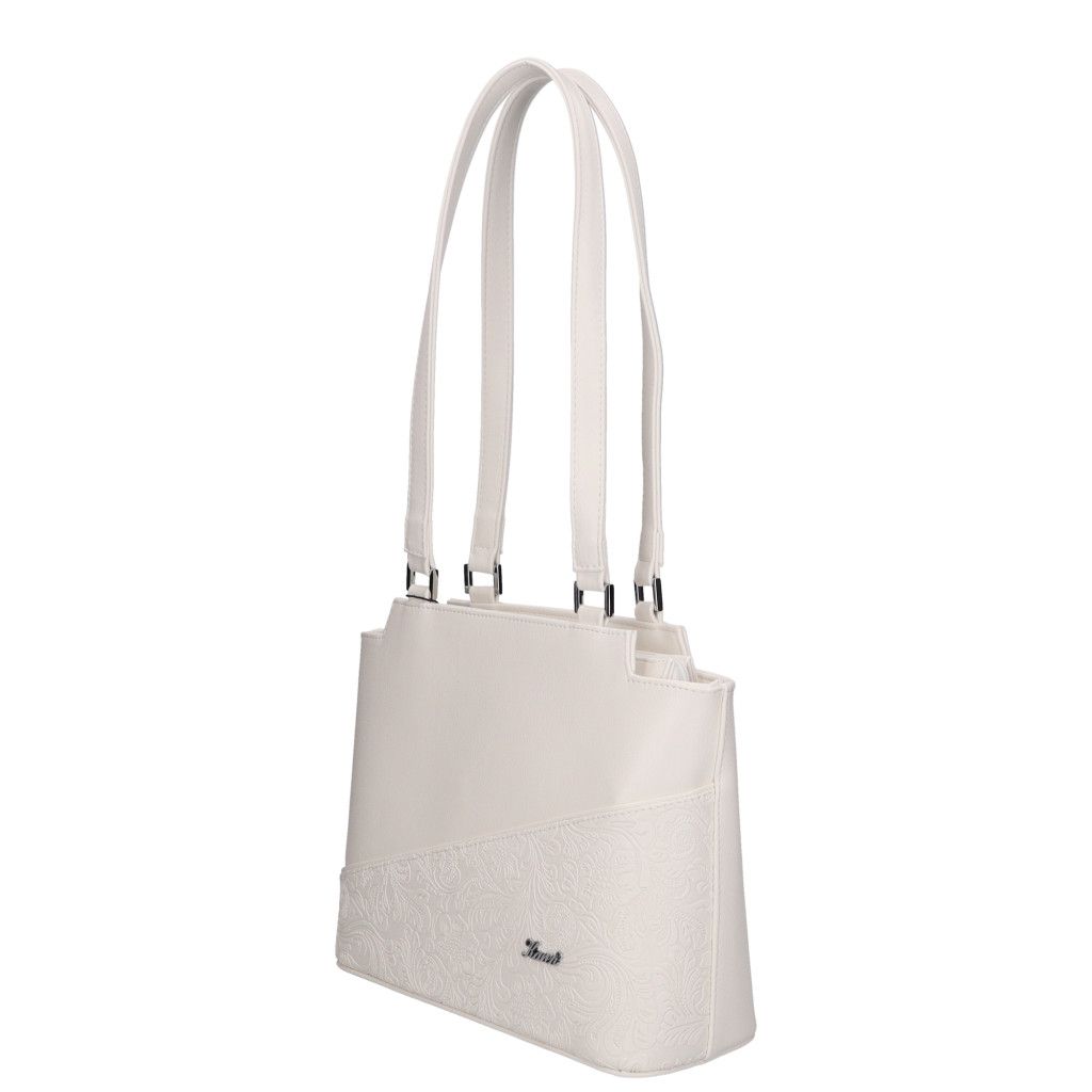 Fehér Karen nagyobb osztott válltáska