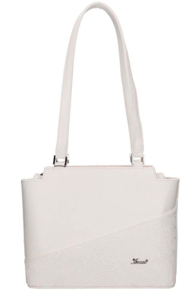 Fehér Karen nagyobb osztott válltáska