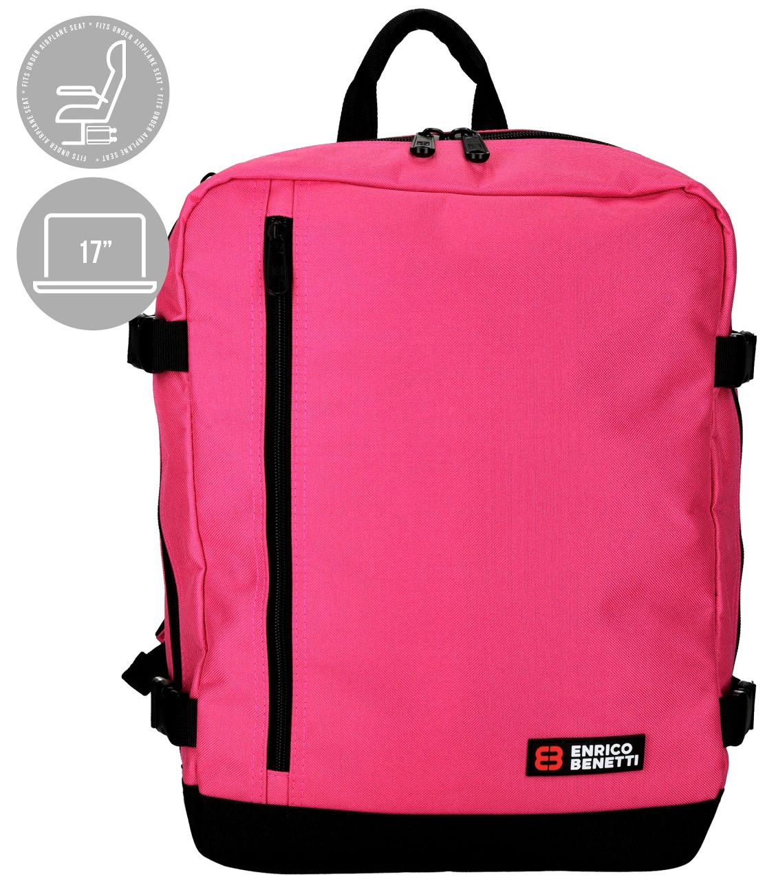 Fukszia Enrico Benetti Wizzair, Ryanair laptopos hátizsák