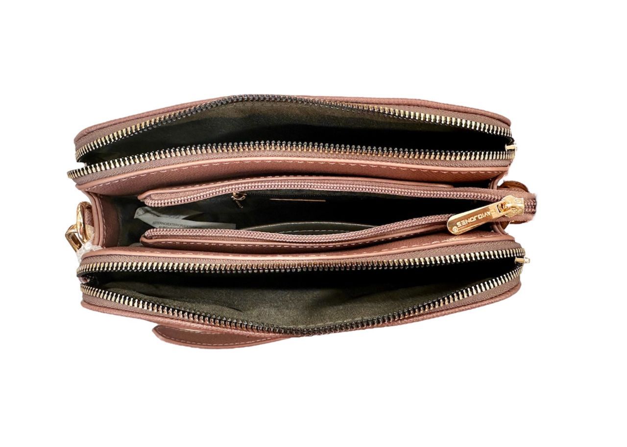 Sárga David Jones 3 rekeszes oldaltáska