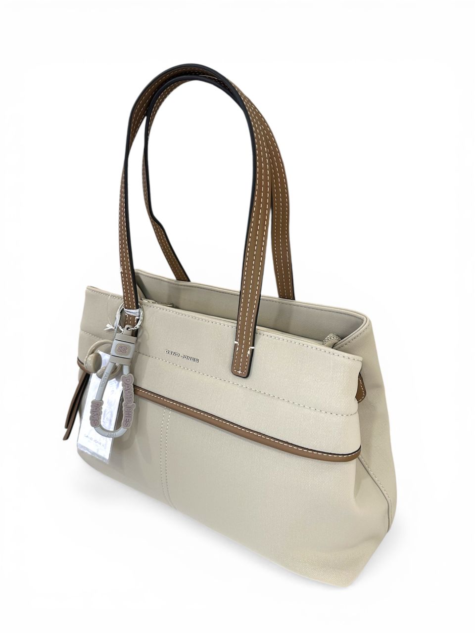 Bézs osztott David Jones válltáska