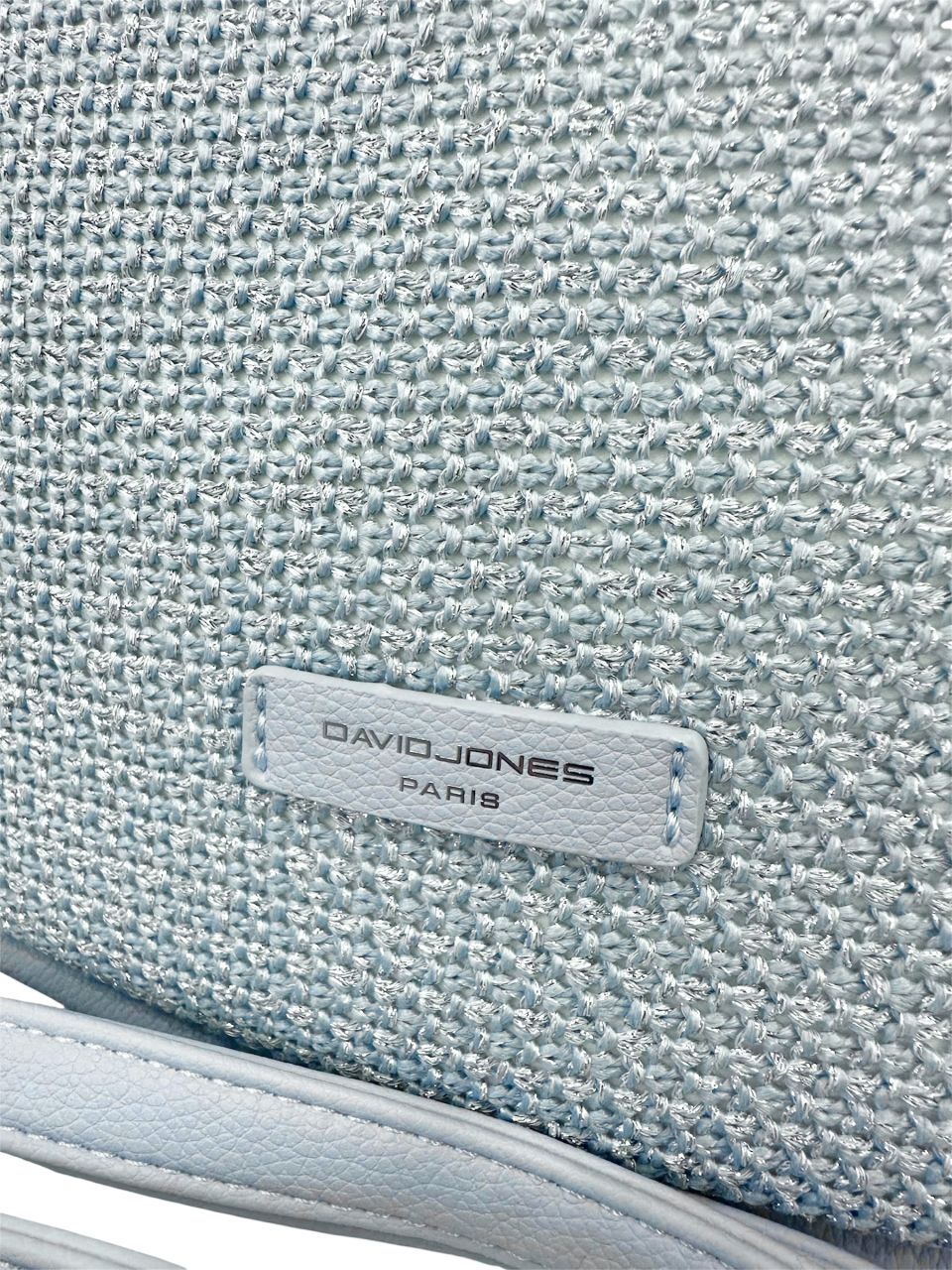 Kék fonott David Jones női kézitáska Kék fonott David Jones női kézitáska