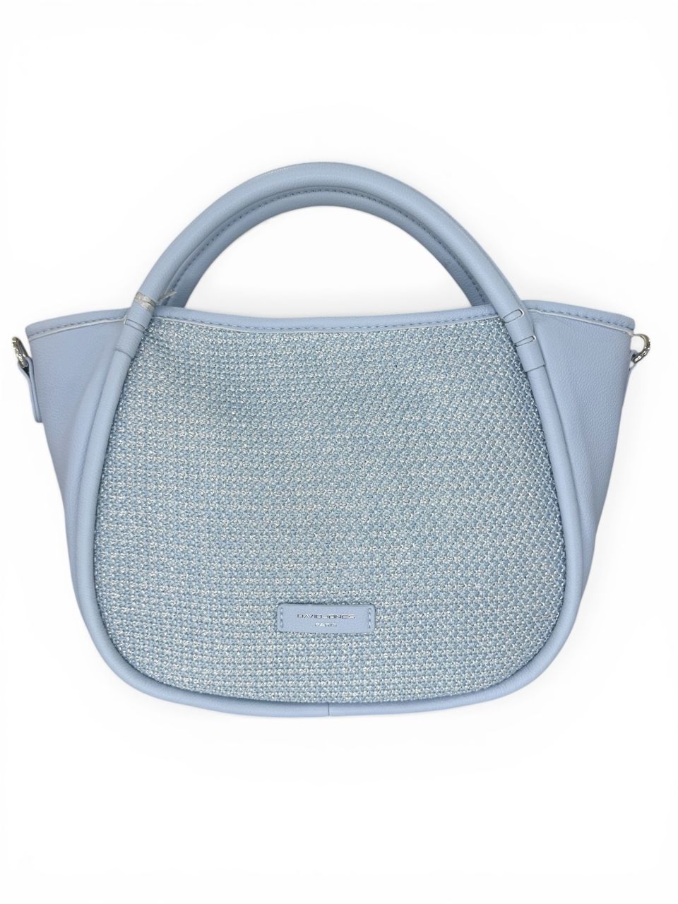 Kék fonott David Jones női kézitáska Kék fonott David Jones női kézitáska