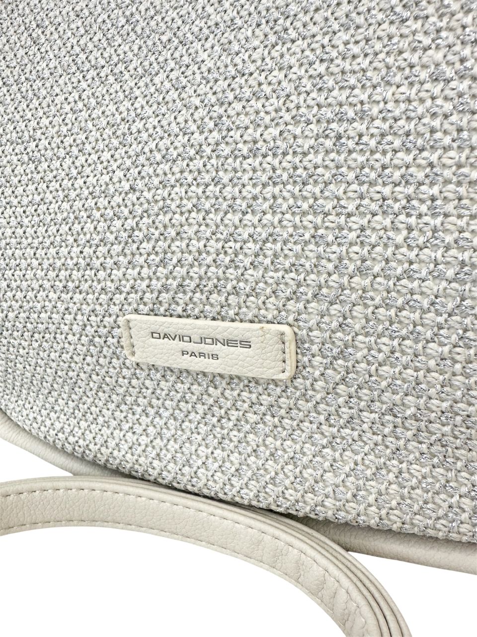 Törtfehér fonott David Jones női kézitáska Törtfehér fonott David Jones női kézitáska