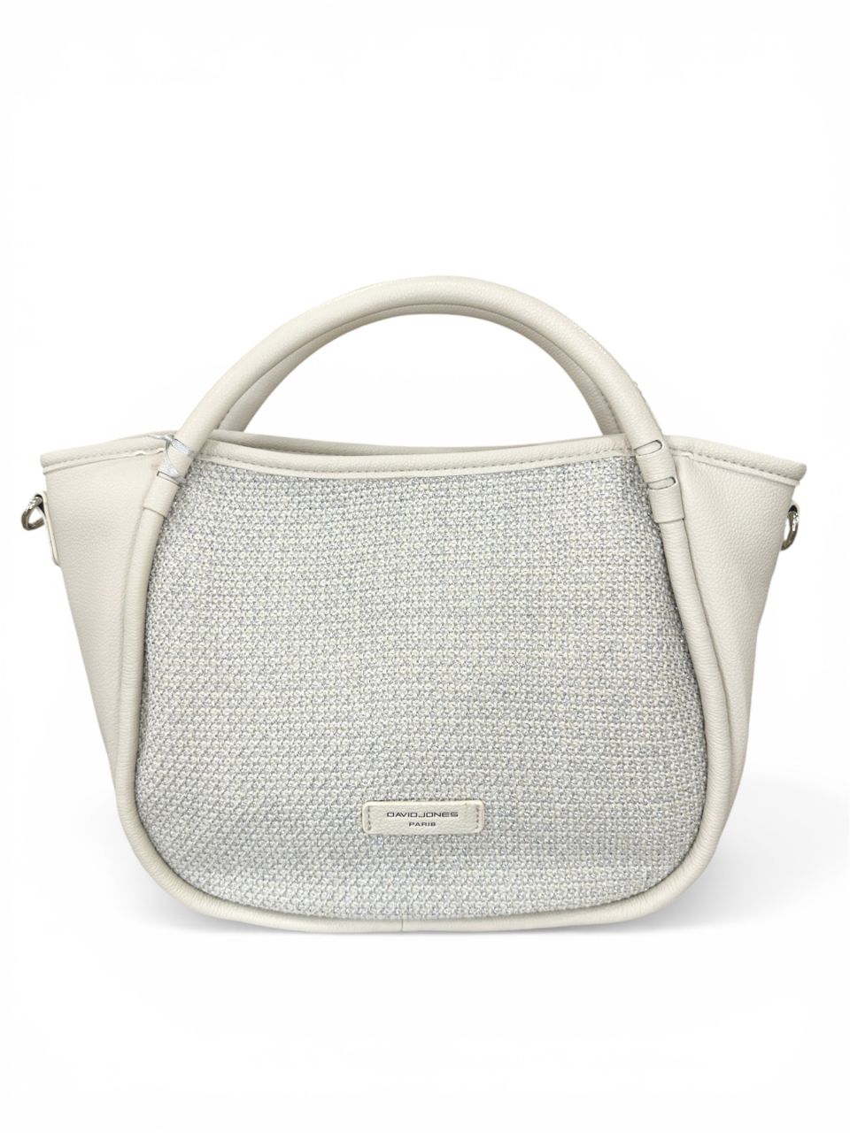 Törtfehér fonott David Jones női kézitáska Törtfehér fonott David Jones női kézitáska