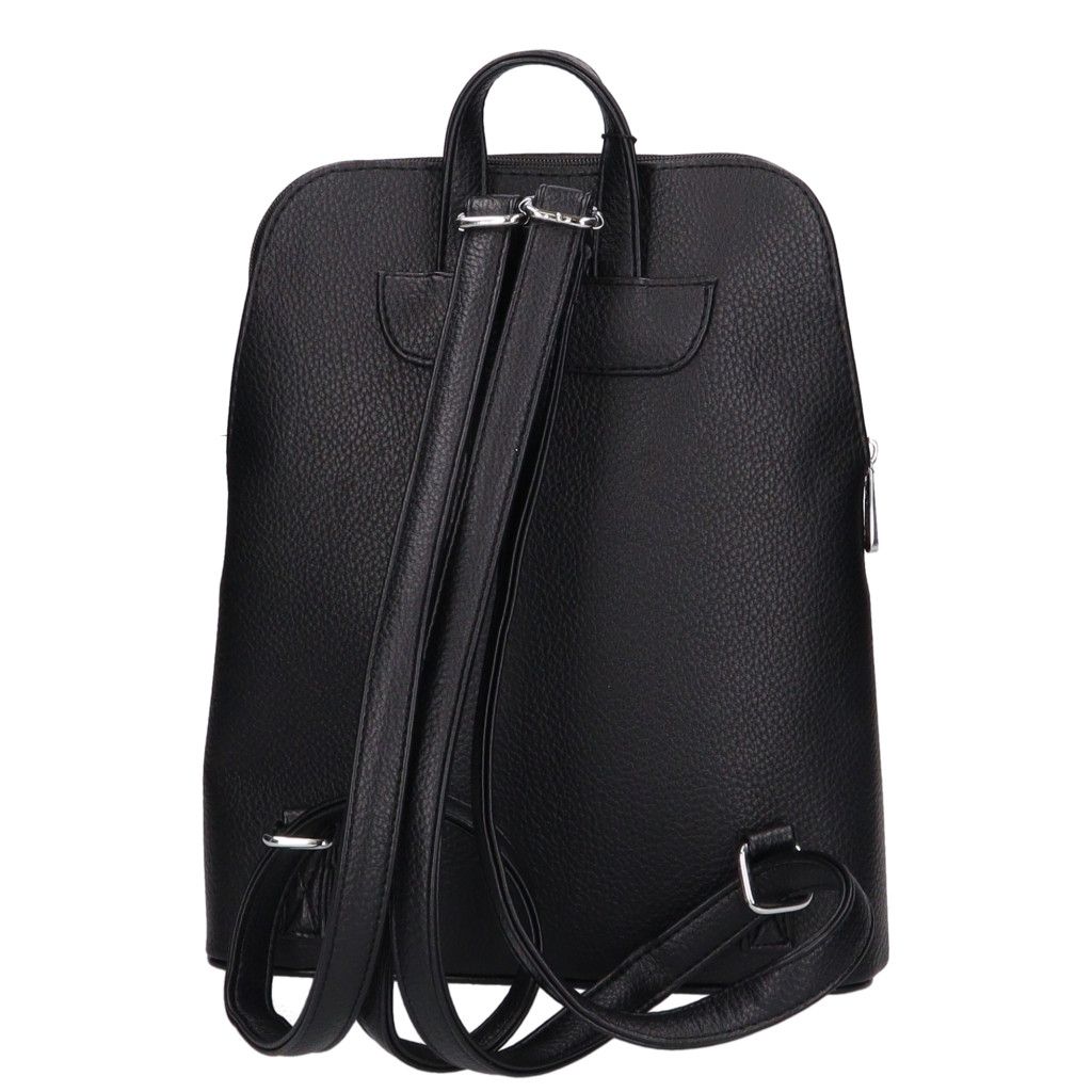 Fekete áttört Karen Juta nagyobb hátitáska