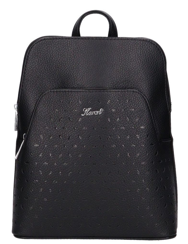 Fekete áttört Karen Juta nagyobb hátitáska