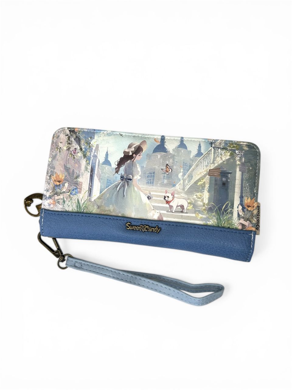 Sweet Candy Pillangóváros körbe cipzáros pénztárca
