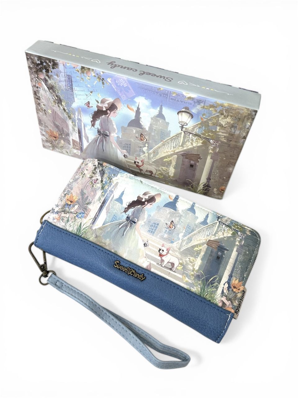 Sweet Candy Pillangóváros körbe cipzáros pénztárca