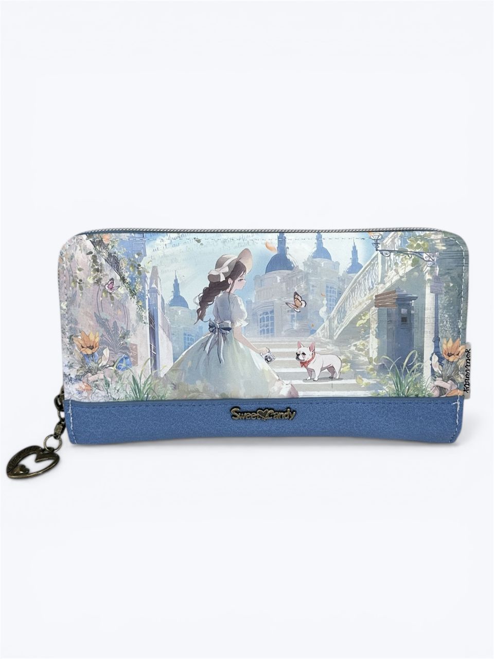 Sweet Candy Pillangóváros körbe cipzáros pénztárca
