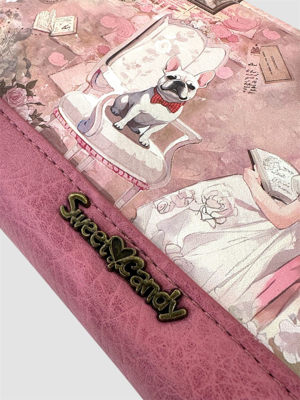 Sweet Candy Rózsavarázs körbe cipzáros pénztárca