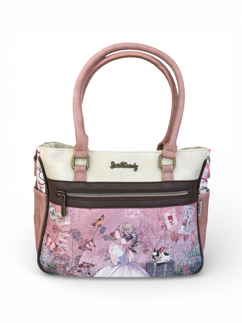 Sweet Candy Pillangókert válltáska, osztott