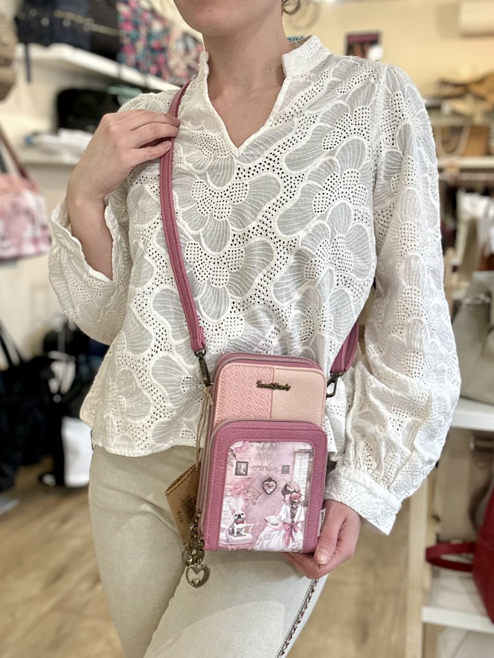 Sweet Candy Rózsavarázs mobil oldal/válltáska