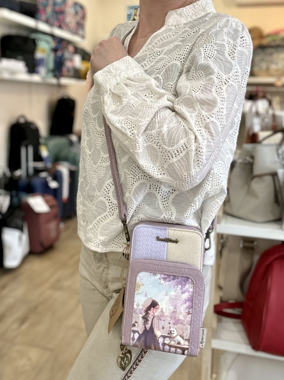 Sweet Candy Levendulaálom mobil oldal/válltáska