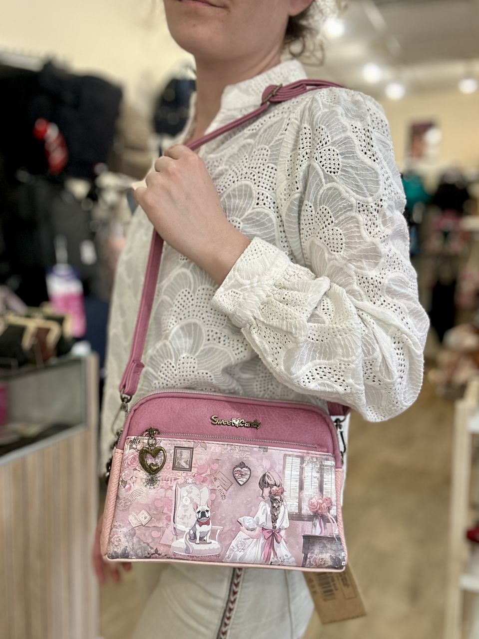 Sweet Candy Rózsavarázs kicsi oldaltáska