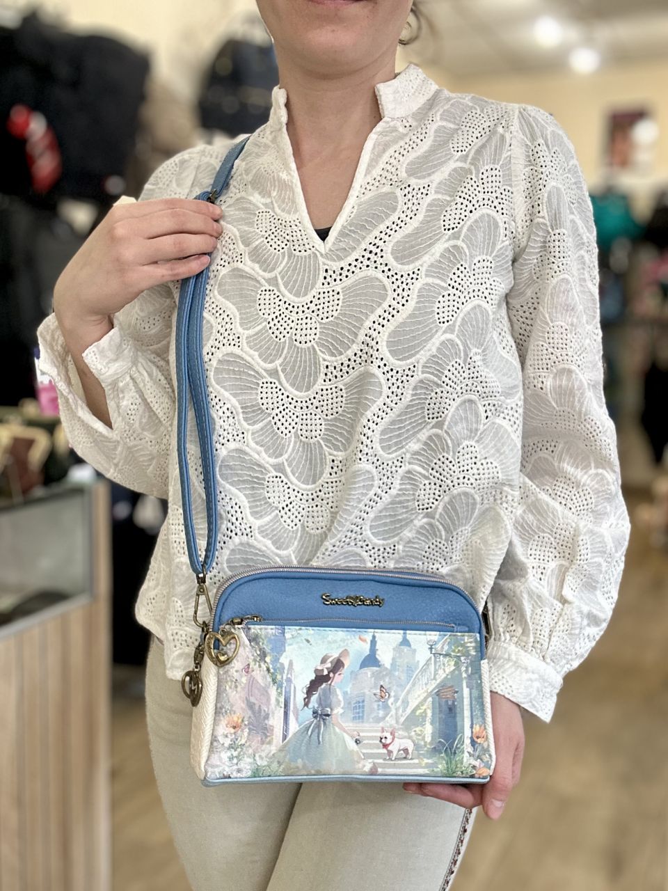 Sweet Candy Pillangóváros kicsi oldaltáska