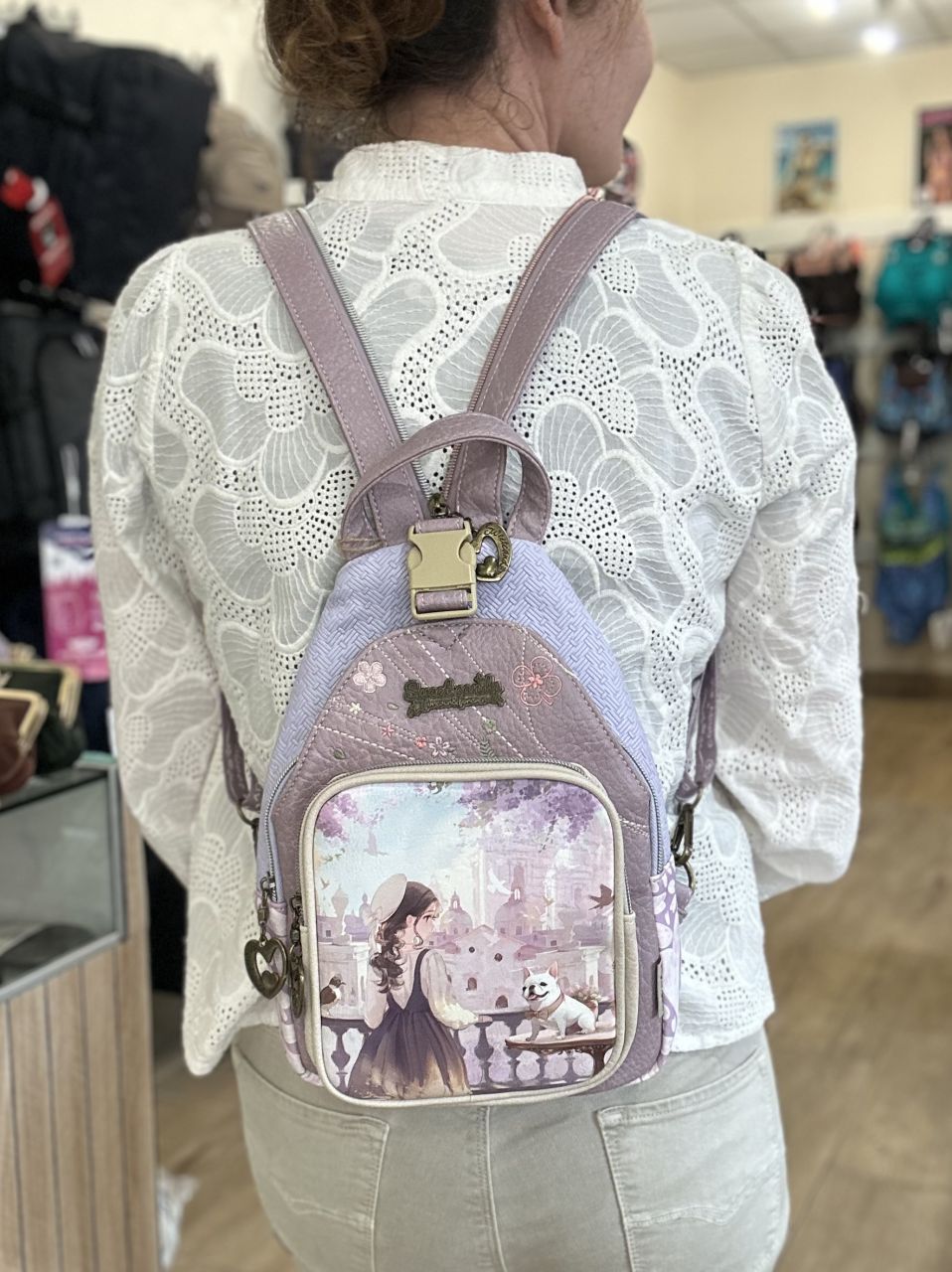 Sweet Candy Levendulaálom átalakítható háti/testtáska