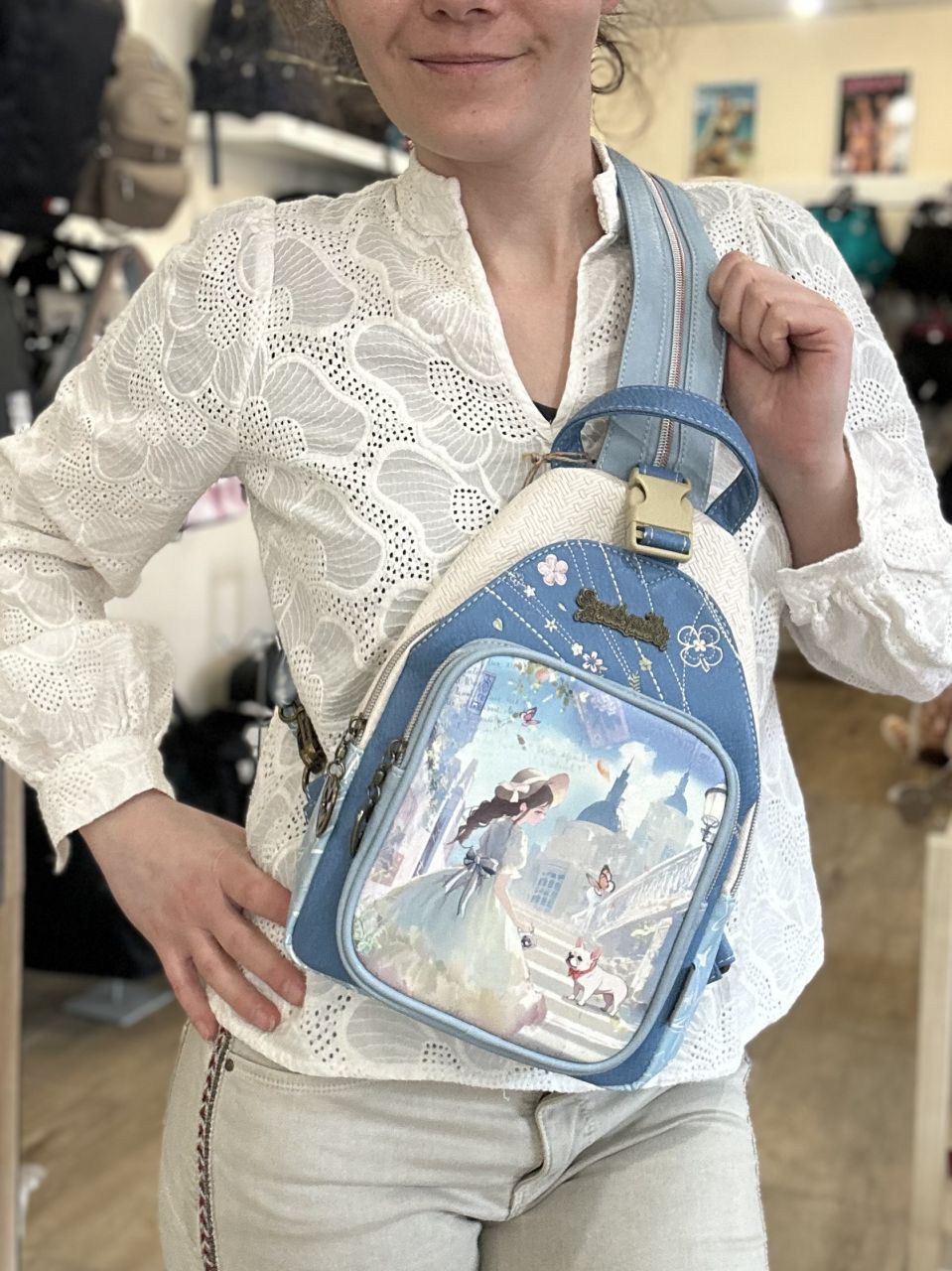 Sweet Candy Pillangóváros átalakítható háti/testtáska