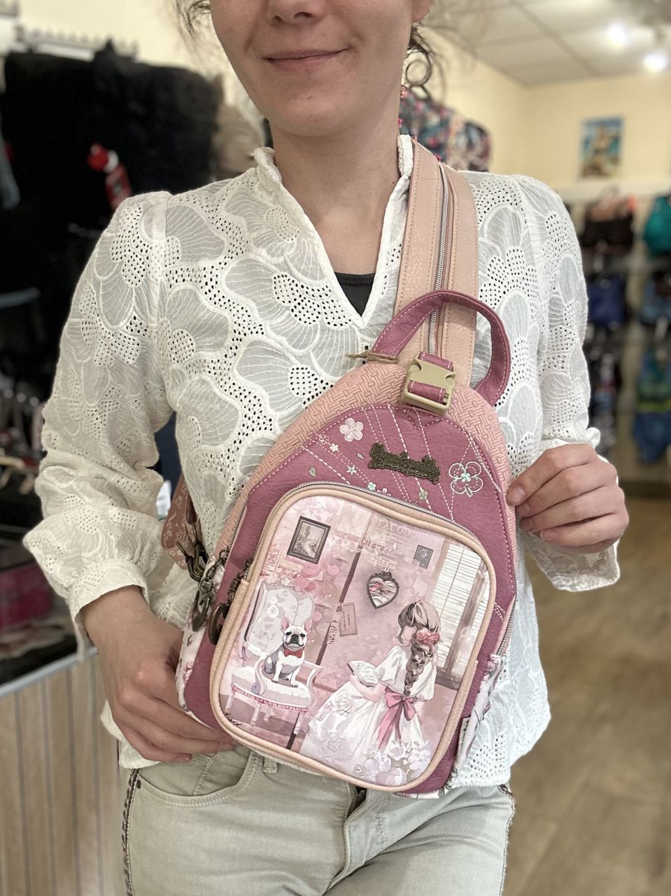 Sweet Candy Rózsavarázs átalakítható háti/testtáska