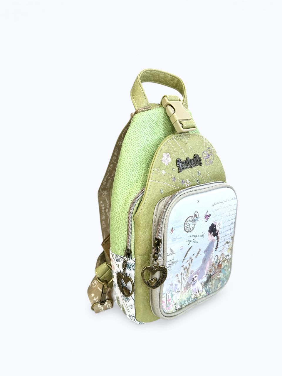 Sweet Candy Virágosrét átalakítható háti/testtáska