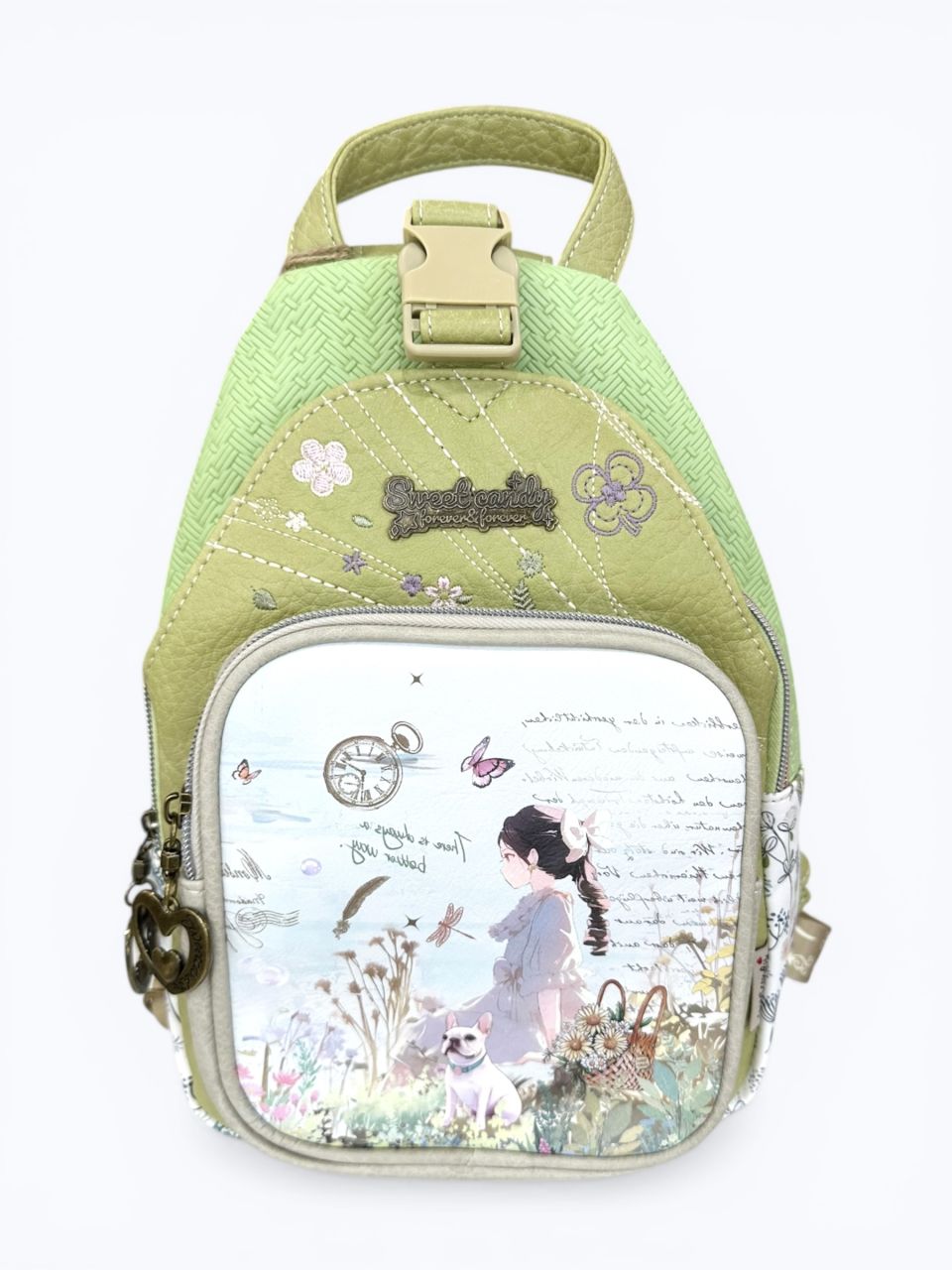 Sweet Candy Virágosrét átalakítható háti/testtáska