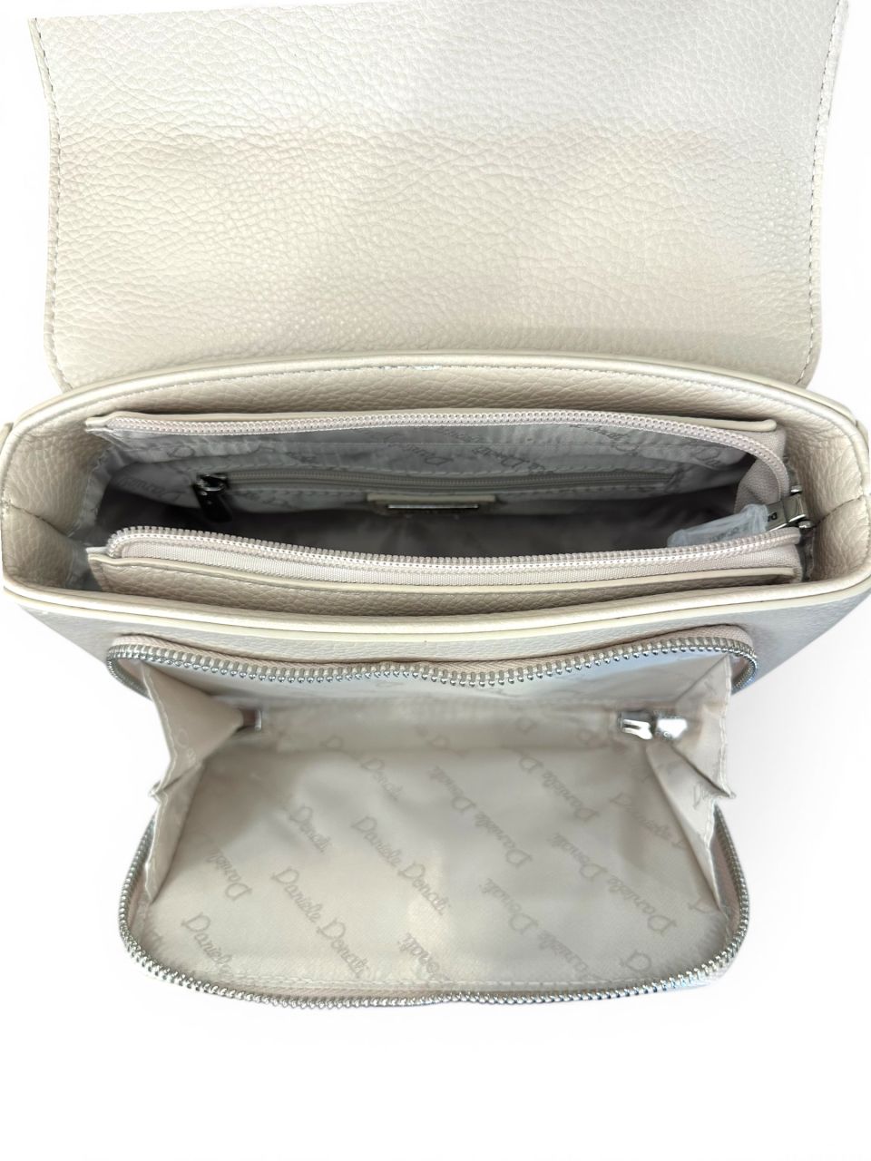 Bézs Daniele Donati oldaltáska