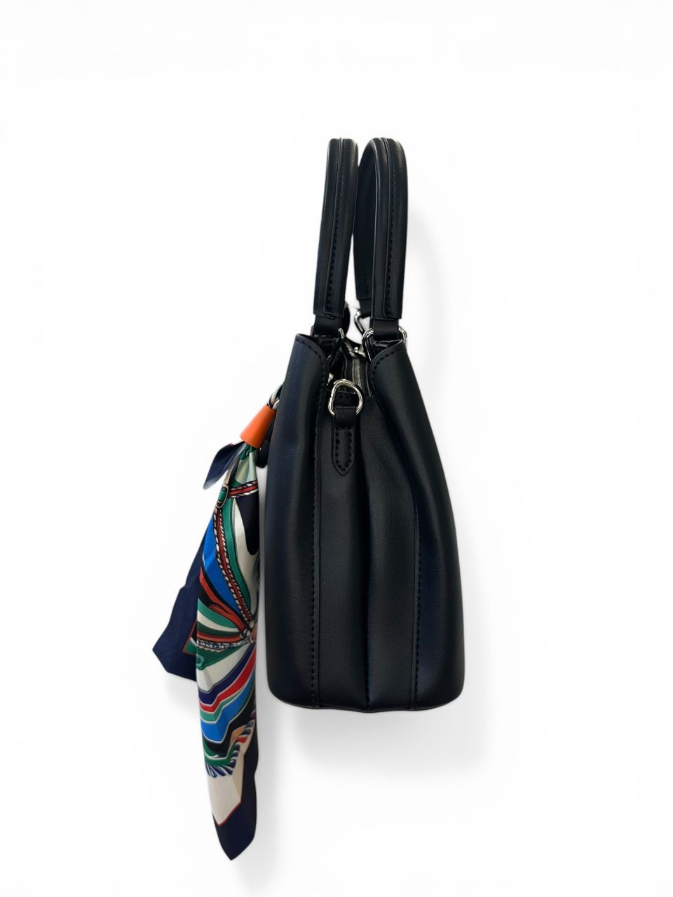 Fekete David Jones 3 rekeszes kézitáska, közepes