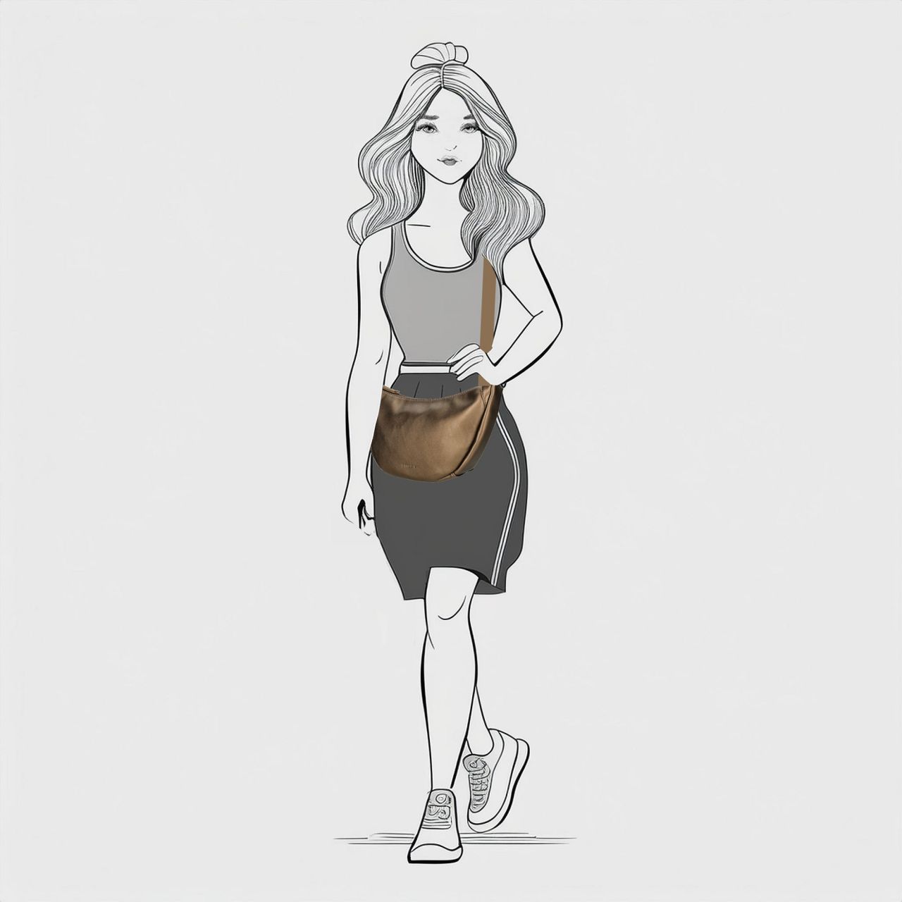 Bronz Enrico Benetti női crossbody Bronz Enrico Benetti női crossbody