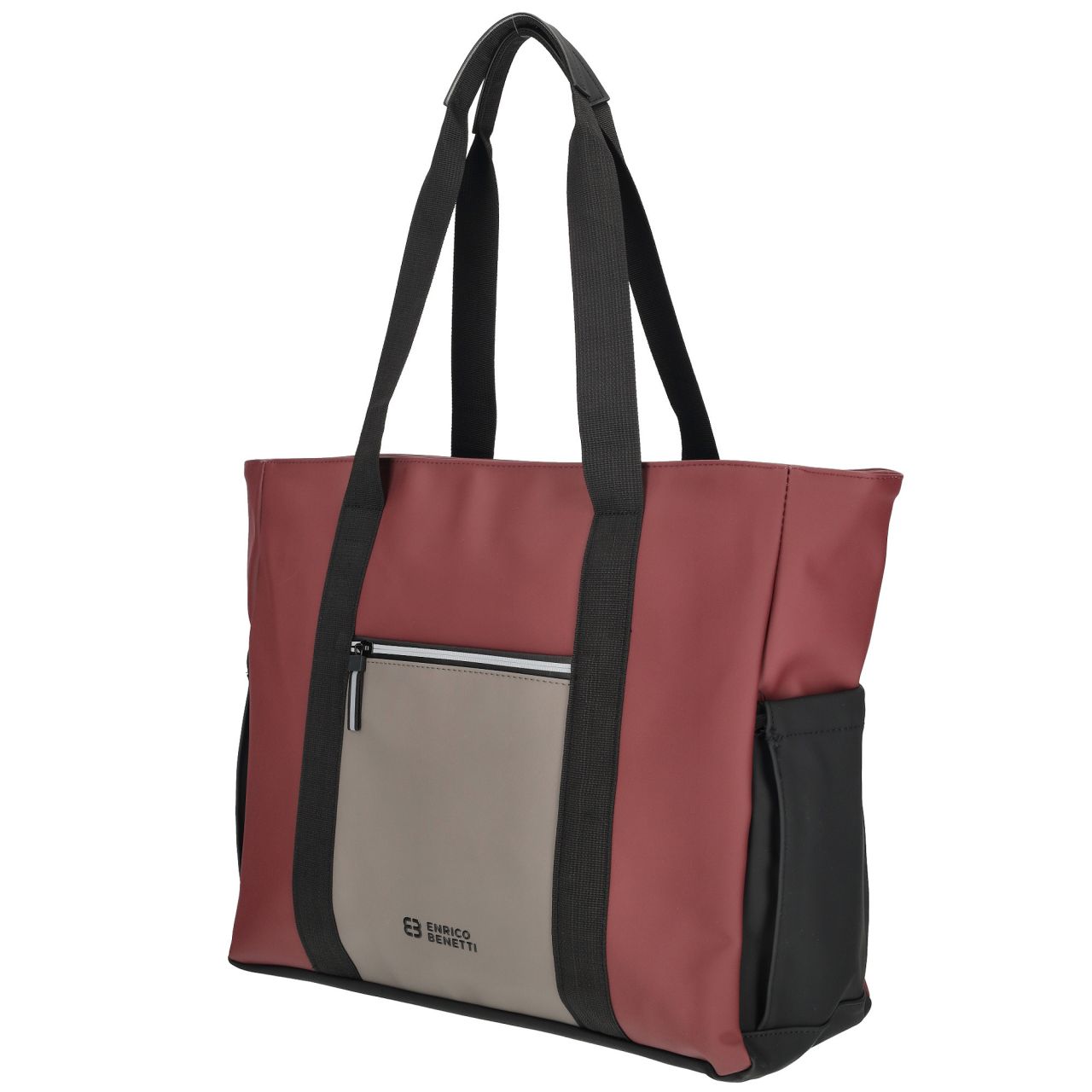 Bordó-fekete Enrico Benetti nagy női shopper/utazó Bordó-fekete Enrico Benetti nagy női shopper/utazó