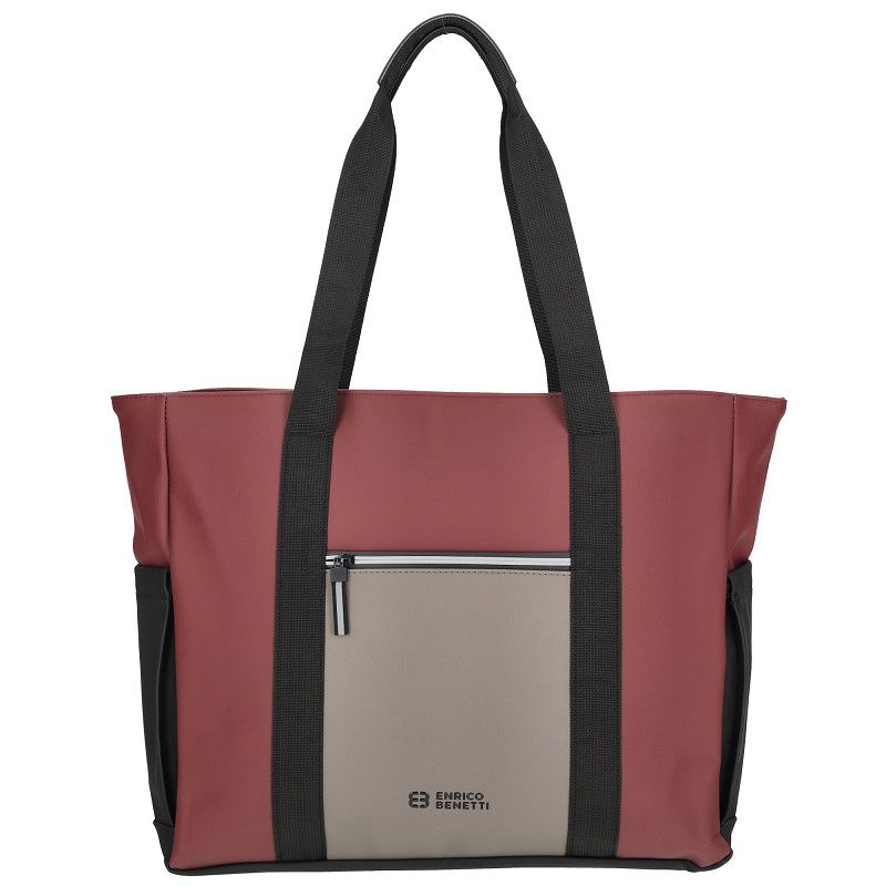 Bordó-fekete Enrico Benetti nagy női shopper/utazó Bordó-fekete Enrico Benetti nagy női shopper/utazó